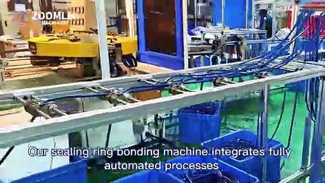 High precision bonding, intelligent operation, daily production exceeding 86000 pieces! Sealing ring bonding machine drives the industry into the fast lane