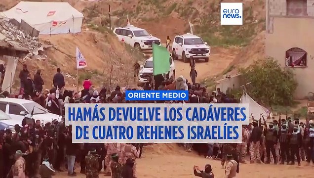 Hamás entrega los cuerpos de cuatro rehenes israelíes, incluidos una madre y sus dos hijos
