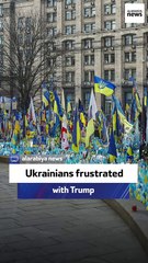 Ukrainians frustrated with Trump