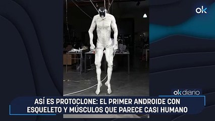 Así es Protoclone: el primer androide con esqueleto y músculos que parece casi humano