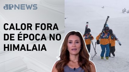 Jogos de Inverno da Índia são cancelados por falta de neve; Patrícia Costa analisa