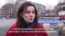 Des cercueils en plein Paris pour alerter sur le sort des journalistes ukrainiens