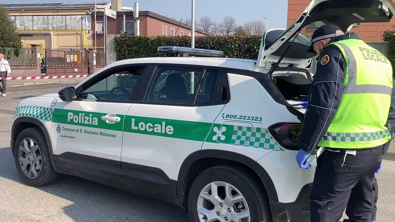 San Giuliano Milanese: incidente in via Lombardia, grave un motociclista