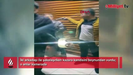 Elinde silahla şaka yapmak istedi! Korkunç son