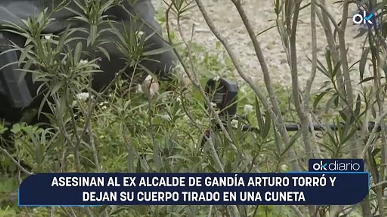 Asesinan al ex alcalde de Gandía Arturo Torró y dejan su cuerpo tirado en una cuneta