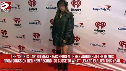 Tate McRae was 'devastated' when music from her new album leaked online