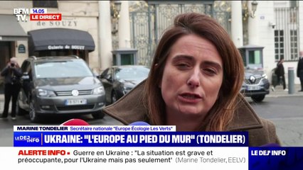 Guerre en Ukraine: l'Europe est "au pied du mur", estime Marine Tondelier