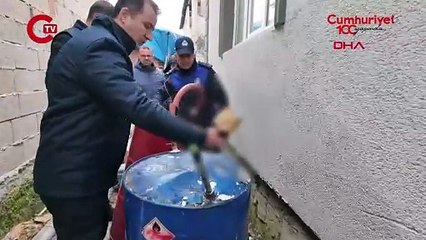 Düzce'de balonlara kimyasal madde konulduğu tespit edildi!