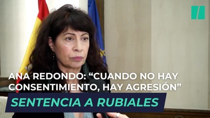 Ana Redondo: "Lo importante es destacar que un beso no consentido es una agresión sexual"
