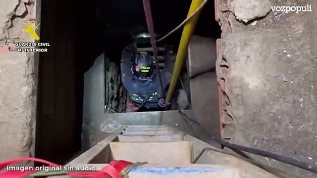 La Guardia Civil accede al 'narcotúnel' entre Ceuta y Marruecos: 50 metros de largo y 12 de profundidad
