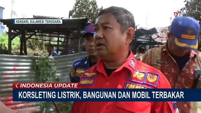 Korsleting Listrik, 1 Unit Bangsal Kayu dan Mobil di Kendari Terbakar