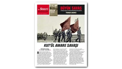 Turan Akıncı’nın kaleminden BÜYÜK SAVAŞ