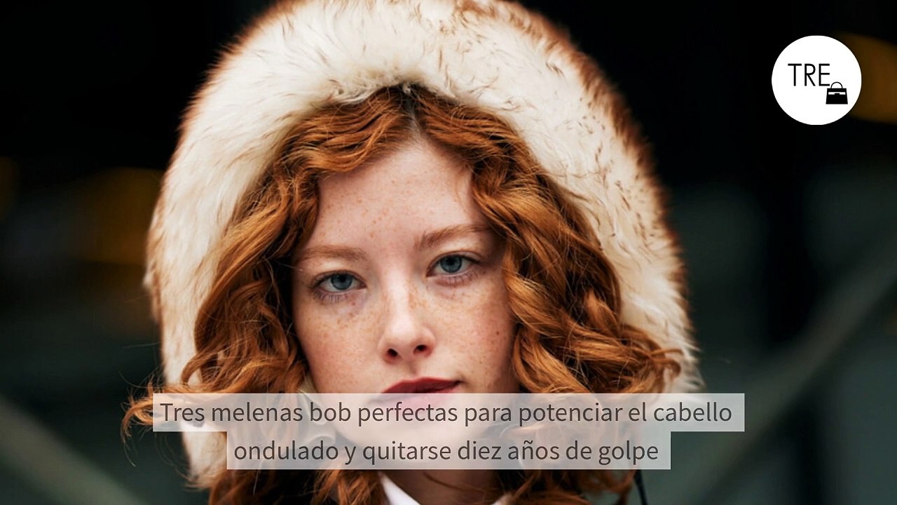 Tres melenas bob perfectas para potenciar el cabello ondulado y quitarse diez años de golpe