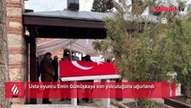 Usta oyuncu Emin Gümüşkaya son yolculuğuna uğurlandı