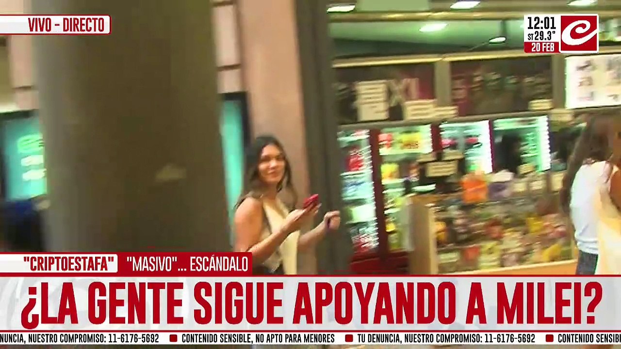 Criptoestafa ¿La gente sigue apoyando a Milei?