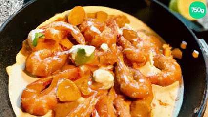 Langoustines au curry