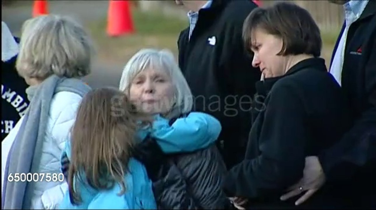 Sandy Hook: (Raw w/ VO) From Catherine Hubbard's Funeral