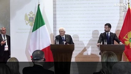 Mattarella: "Posizione dell'Italia sempre chiara e limpida"