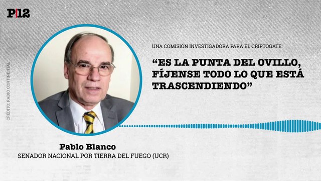 Blanco (UCR) confirmó que propondrá crear una Comisión Investigadora en el Senado para el caso $LIBRA