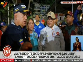 Vpdte. Sec. Cabello supervisa Plan de Atención de Ciudadanos en Situación de Vulnerabilidad