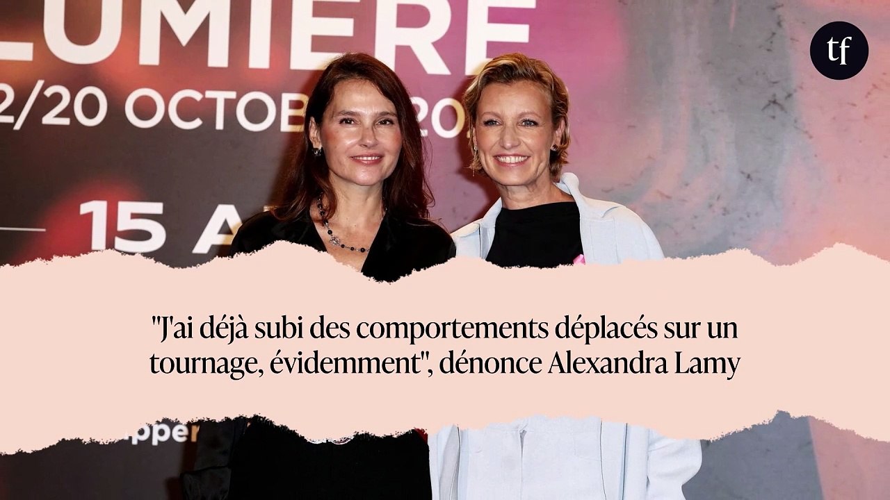 "J'ai déjà subi des comportements déplacés sur un tournage, évidemment", dénonce Alexandra Lamy