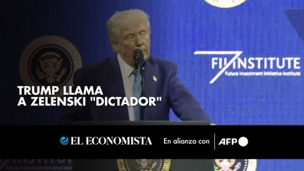 Trump llama a Zelenski "dictador"