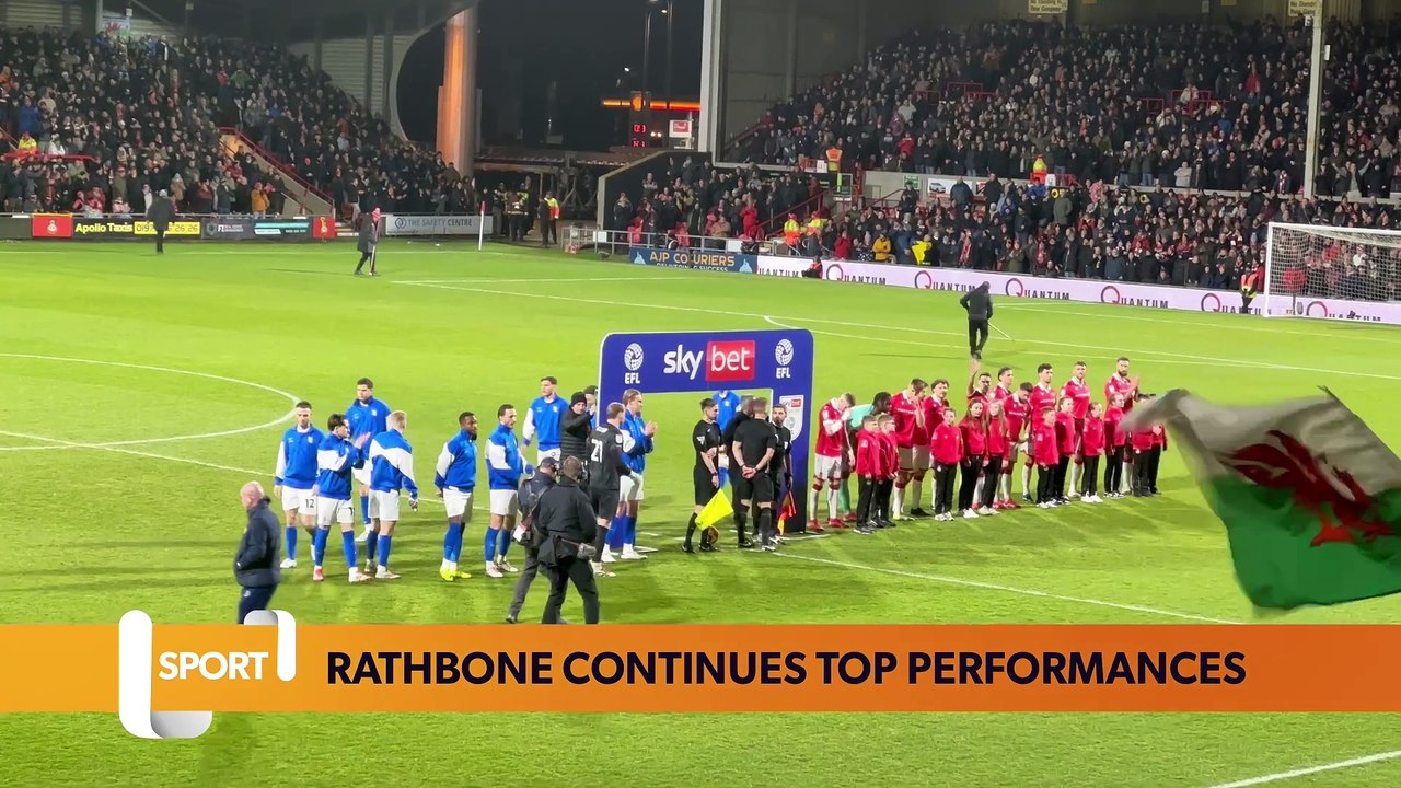 AFC Wrexham’s Ollie Rathbone likened to Messi after goal against Northampton