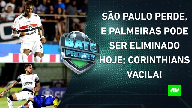 São Paulo PERDE, e Palmeiras SE COMPLICA; Corinthians FAZ PAPELÃO; Mbappé DESTRÓI! | BATE-PRONTO