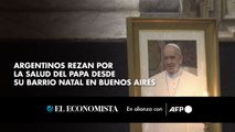 Argentinos rezan por la salud del papa desde su barrio natal en Buenos Aires