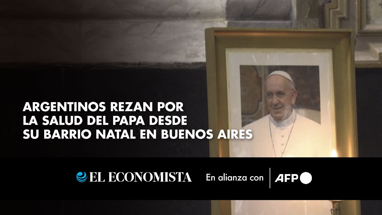 Argentinos rezan por la salud del papa desde su barrio natal en Buenos Aires