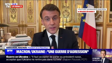 Guerre en Ukraine: "Quel est notre objectif? Une paix durable et solide", affirme Emmanuel Macron