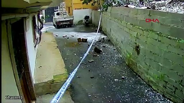 Toprak kayması böyle görüntülendi!