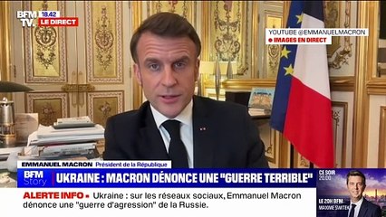 Emmanuel Macron: "On ne veut pas un cessez-le-feu qui soit une capitulation de l'Ukraine"