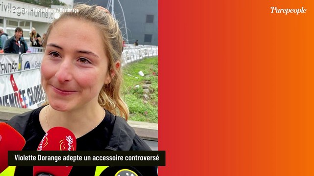 Violette Dorange se justifie : cet accessoire de mode très clivant qu’elle a porté pendant le Vendée Globe