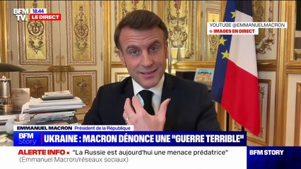Emmanuel Macron: "Nous, Européens, devons augmenter notre effort de guerre"