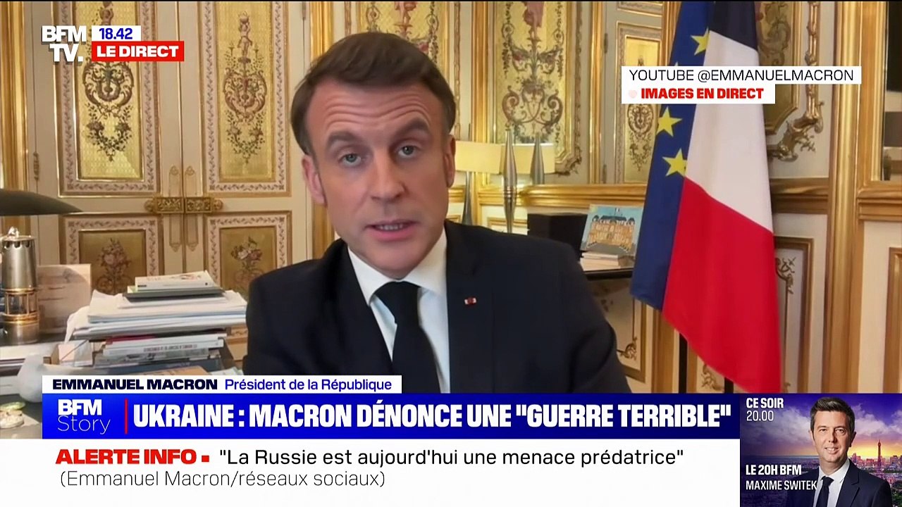 Emmanuel Macron va s'entretenir à 20h avec le président ukrainien Volodymyr Zelensky