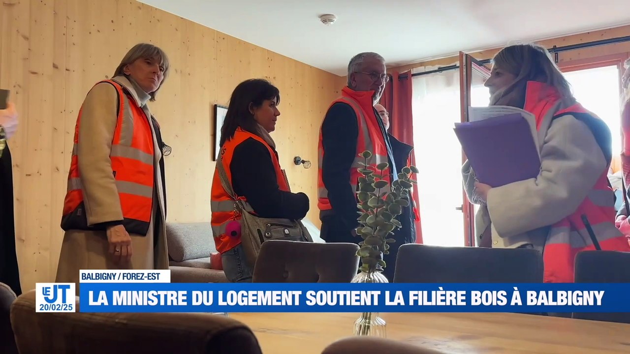 La ministre du Logement en déplacement à Balbigny / Un apiculteur va présenter son produit au Salon International de l'Agriculture de Paris / Les Verts affrontent Angers ce week-end, match important pour l'ASSE / La Biennale Internationale du Design revie