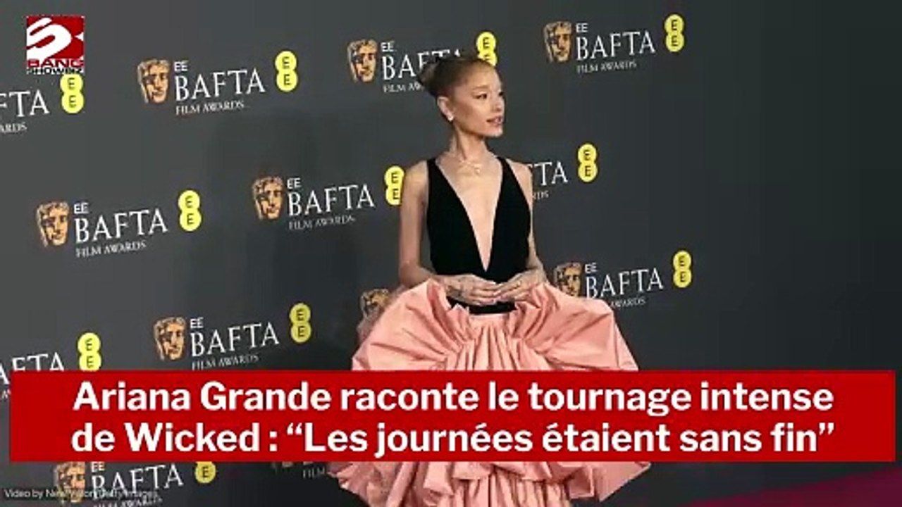 Ariana Grande raconte le tournage intense de Wi...