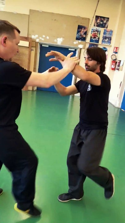 Souvenir Lat Sao libre de mes élèves Jérôme et Renaud exercice : travail en contrôle ! #wingchun #sifucarl #wingtsun #martialarts #kungfu
