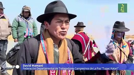 Indígenas bolivianos afines a Evo Morales inician corte de rutas en contra de presidente Arce