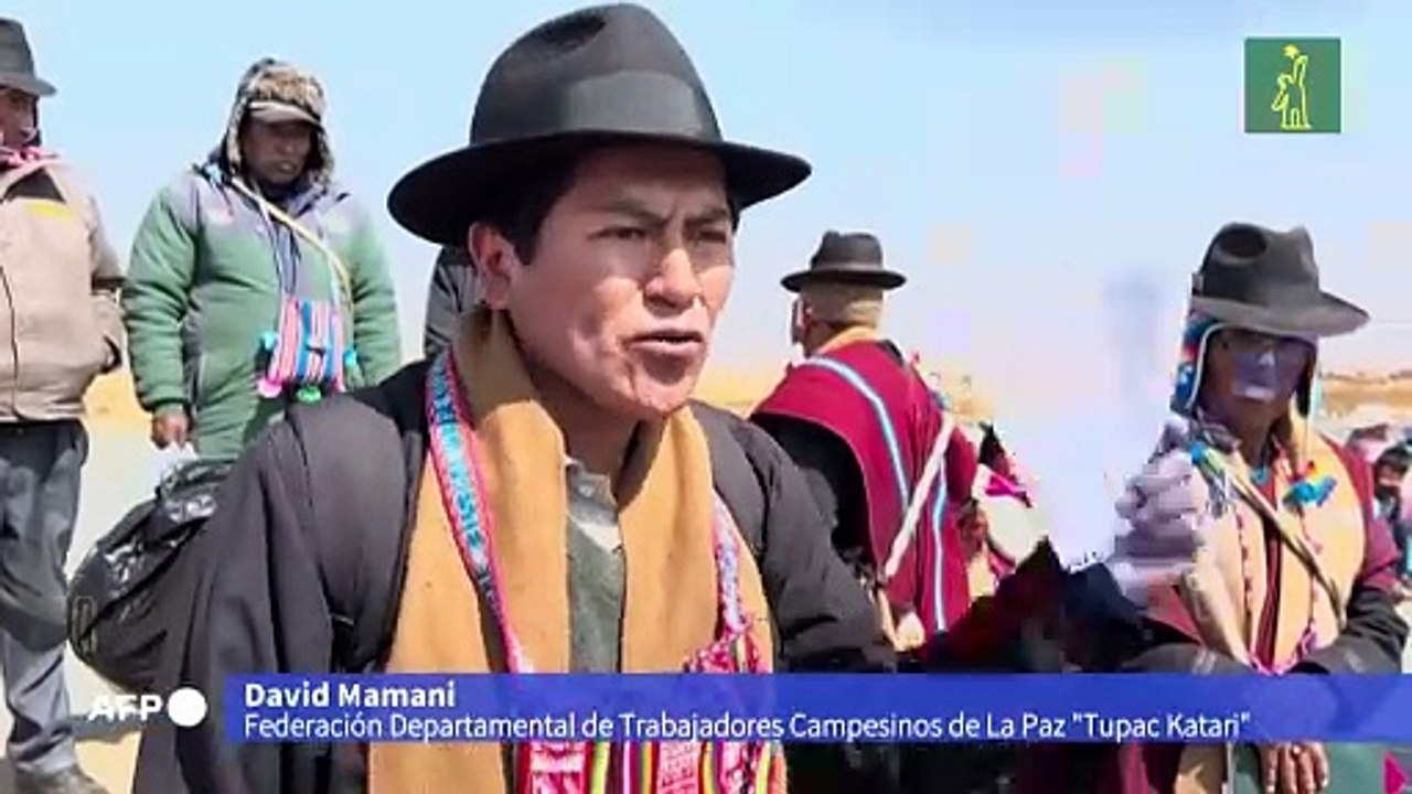 Indígenas bolivianos afines a Evo Morales inician corte de rutas en contra de presidente Arce