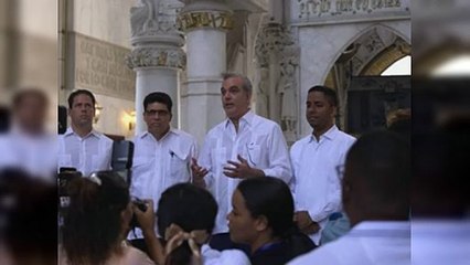 Abinader supervisa remozamiento del Faro a Colón