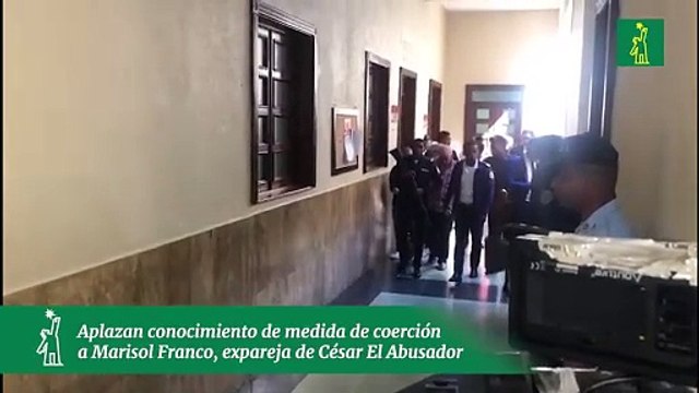 Aplazan conocimiento de medida de coerción a Marisol Franco, expareja de César El Abusador