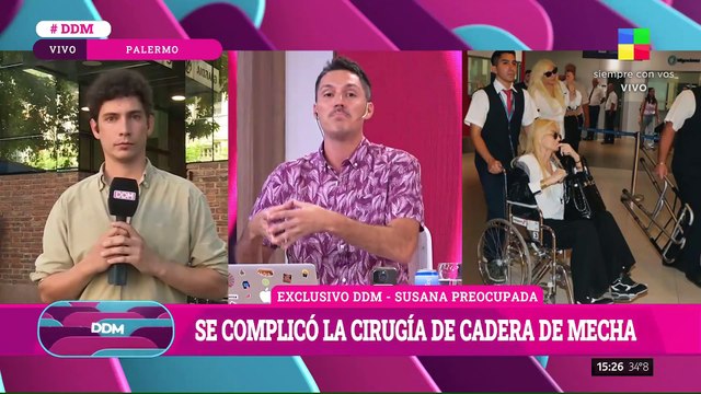 Susana Giménez visita a su hija Mecha en el Mater Dei tras operación