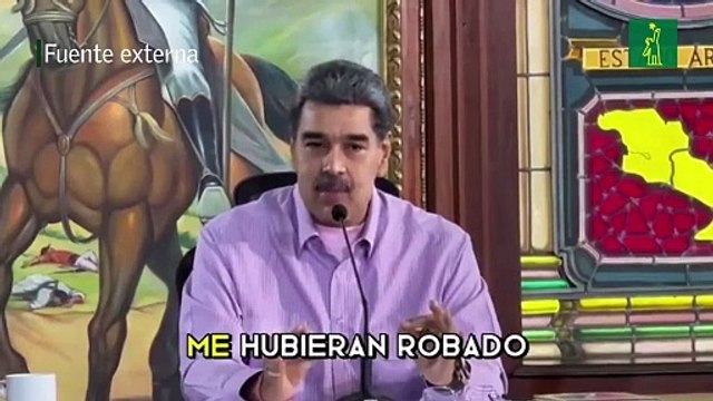 Maduro llama ladrón a Luis Abinader por la confiscación de avión en República Dominicana