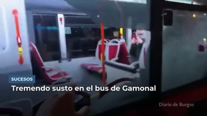Tremendo susto en el bus de Gamonal