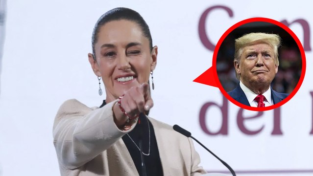 Claudia Sheinbaum agradece a Donald Trump por los elogios a su campaña antidrogas