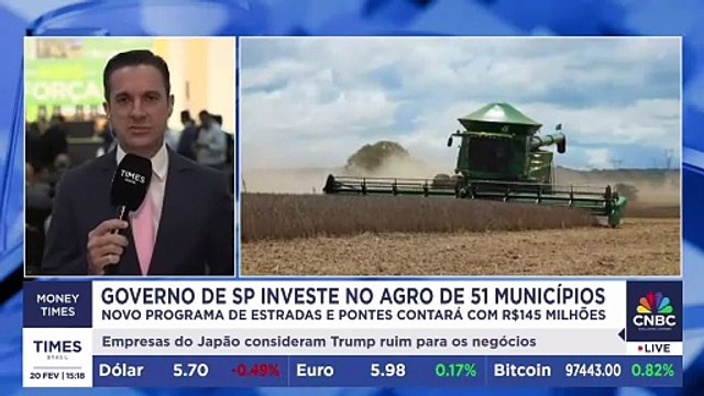 Tarcísio anuncia pacote de investimentos ao agronegócio para 51 cidades de São Paulo; saiba detalhes