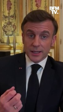 Emmanuel Macron n'exclut pas l'envoi de forces françaises en Ukraine en cas d'accord de paix trouvé avec la Russie