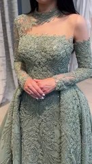 Classy wedding Gown embellish with pearls | 2025